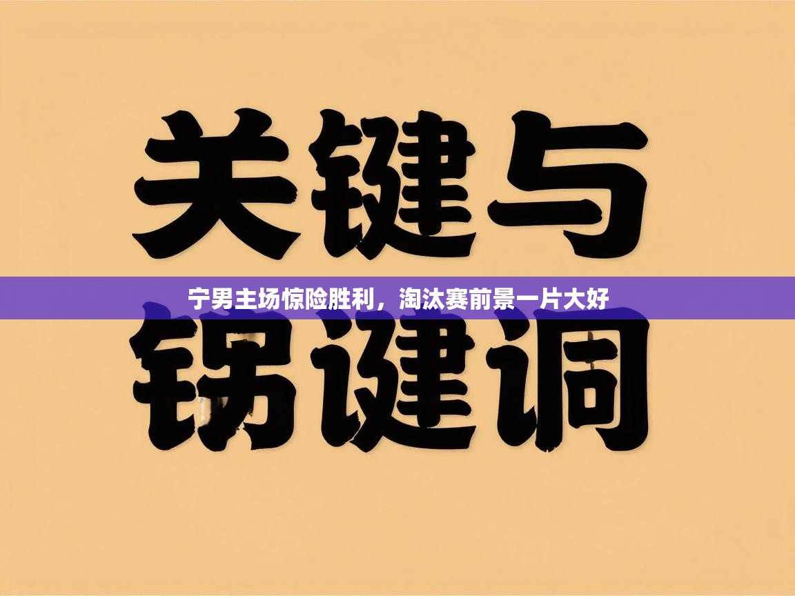 宁男主场惊险胜利,淘汰赛前景一片大好 第2张
